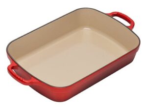 Le Creuset Signature Cerise Cast Iron 33cm Rectangular Roaster